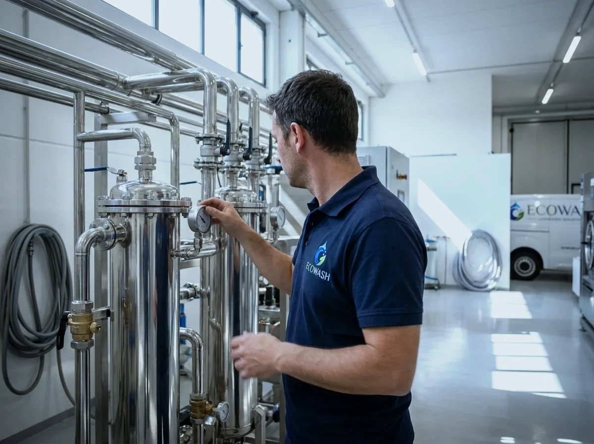 Water treatment and heat recovery at the ECOWASH plant